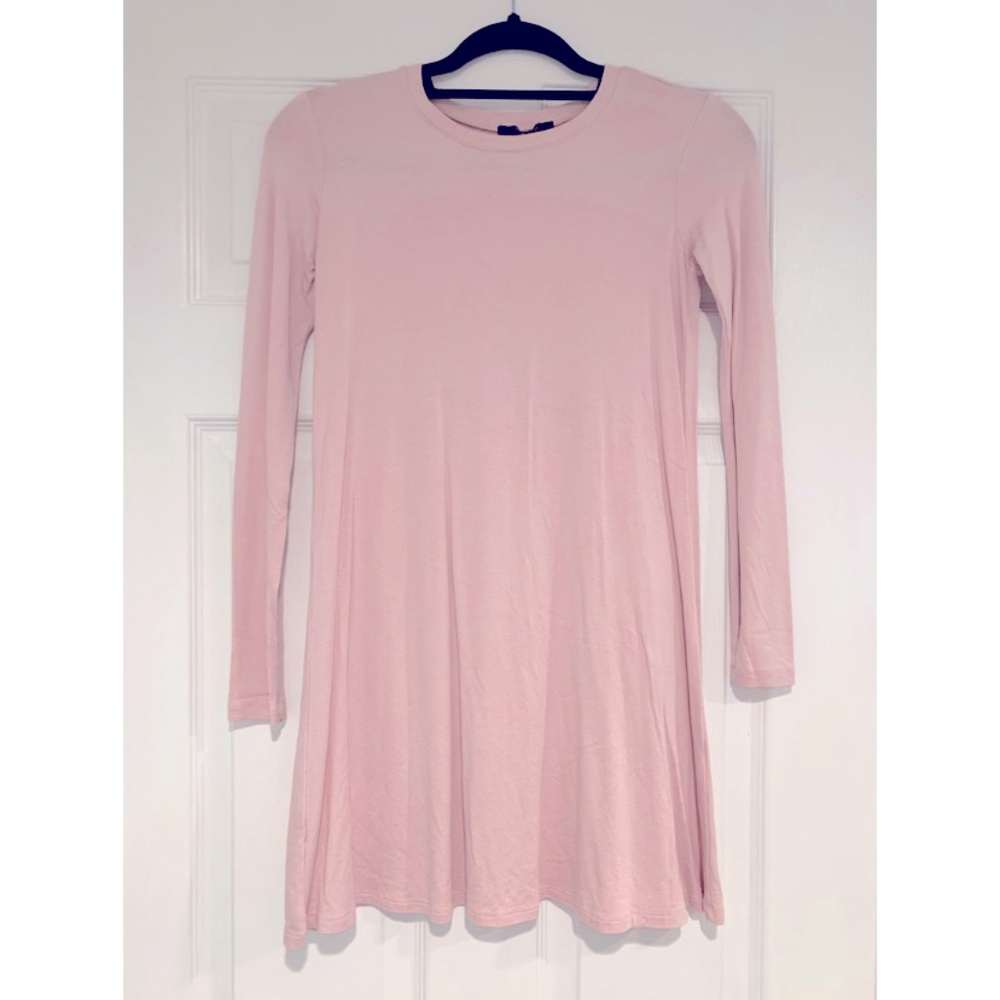 Forever 21 Long Sleeve Dress - Pink